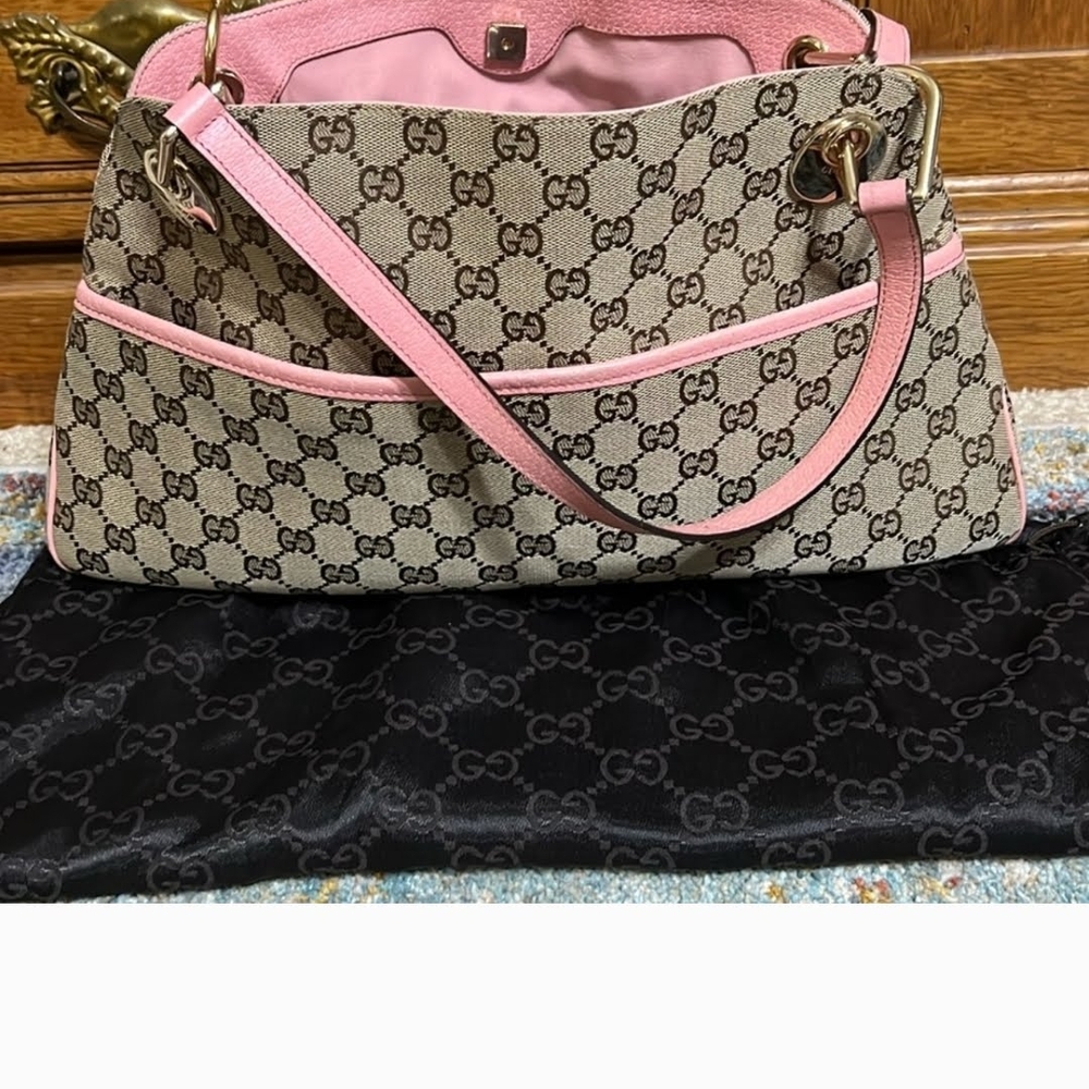 Gucci GG Canvas Eclipse Bag